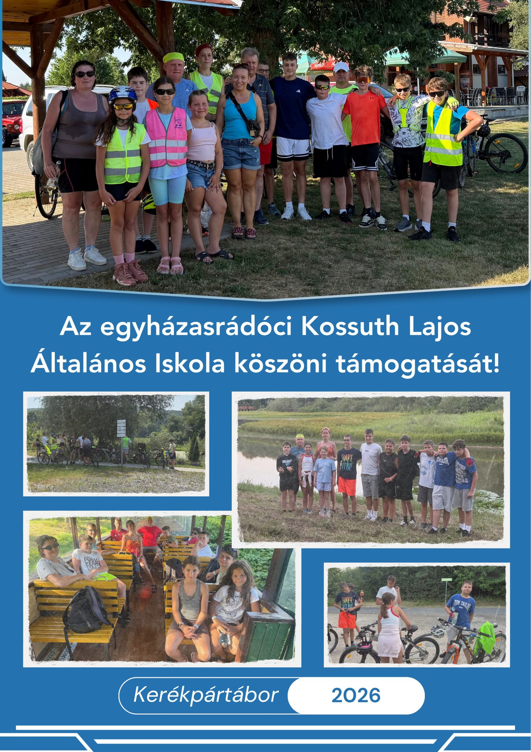 Nyári táborozás – Kerékpártábor